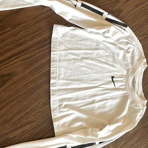 White Nike long sleeve